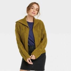 Womenx27s Open Layering Cardigan - Universal Thread Tan M Target at Target